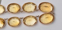 Lot 987 - A Victorian suite of citrine jewellery,...