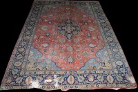 Lot 1014 - A Tabriz carpet, with central medallion...