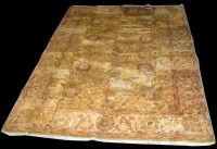 Lot 1016 - A modern Ziegler rug, on gold ground, 362 x...