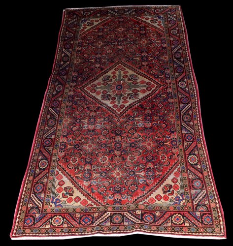 Lot 1031 - A Hamadan rug, of Lori design, with central...