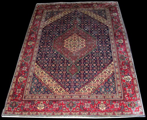 Lot 1037 - A Central Persian rug, of Shiraz type design,...