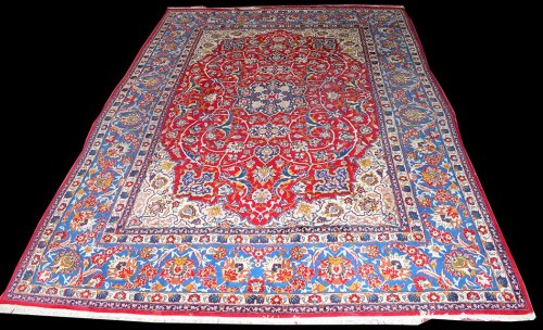 Lot 1050 - A Central Persian carpet, the central...
