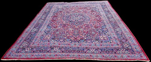 Lot 1061 - A Doroksh carpet, the central rosette...