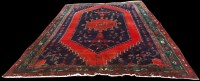Lot 1068 - A Kurdish carpet, with geometric design and...