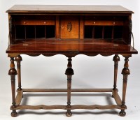 Lot 1140 - An early 18th Century style secretaire cabinet,...