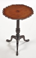 Lot 1214 - A George III style mahogany tilt-top...