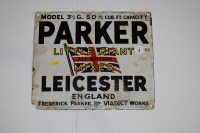 Lot 7 - An enamel advertising sign for 'Fredrick...