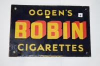 Lot 15 - 'Ogdens Bobbin Cigarettes' enamel advertising...