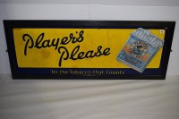 Lot 34 - 'Players Tobacco and Cigarette' enamel...