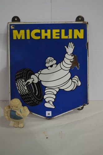 Lot 44 - Michelin enamel advertising sign, by R.C....