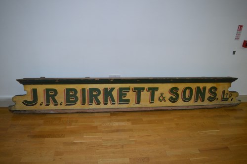 Lot 45 - A 19th Century painted wood shop advertising...