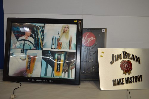Lot 46 - Modern advertising signs, to include: 'Virgin...