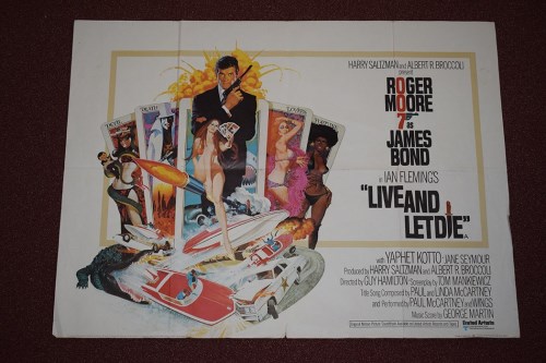 Lot 70 - 'James Bond Live and Let Die' (1973) British...