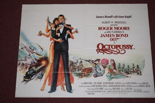 Lot 74 - 'James Bond Octopussy' (1983), printed by...