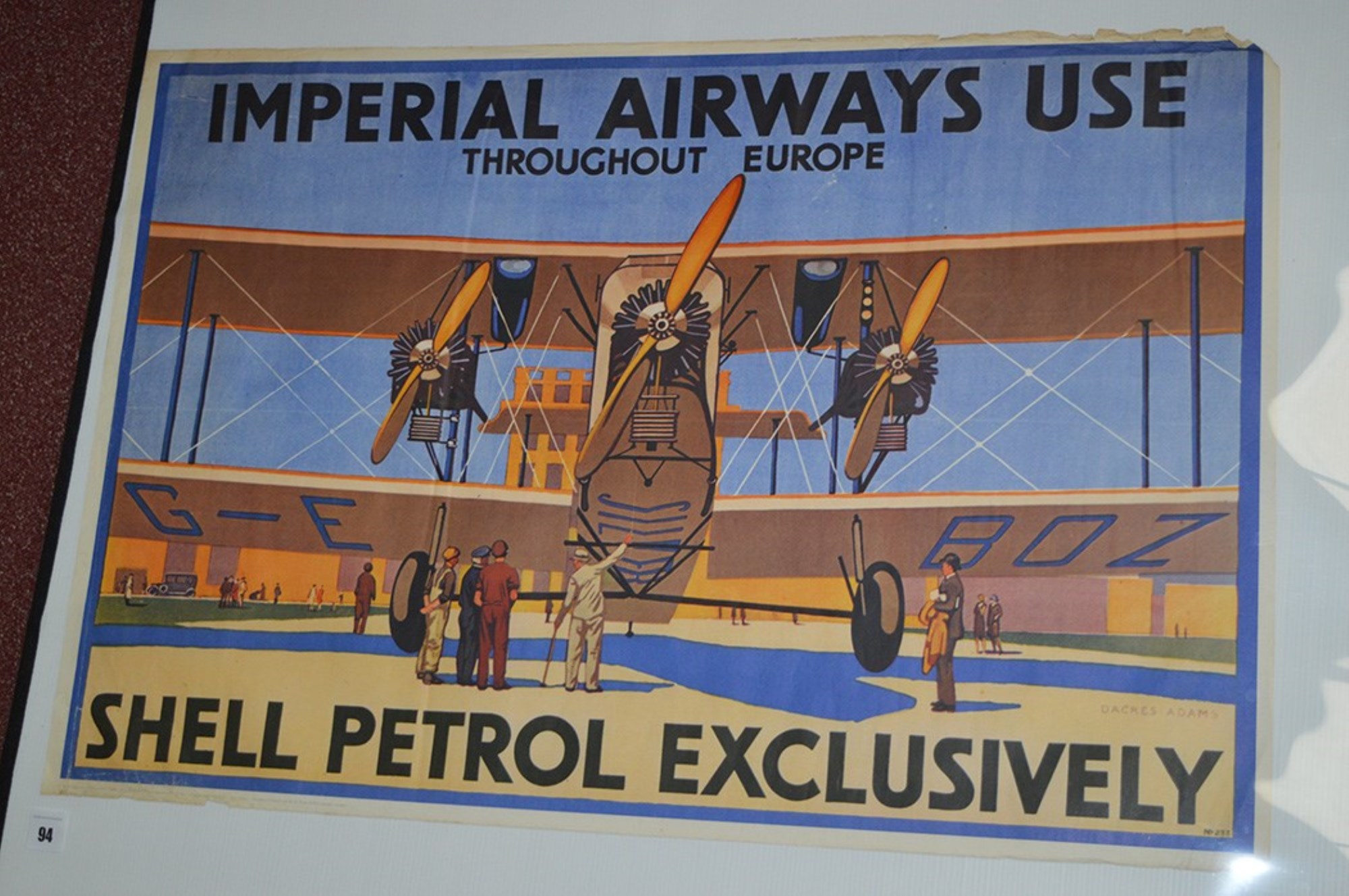 Lot 94 - 'Shell' advertising poster, 1969 reprint of
