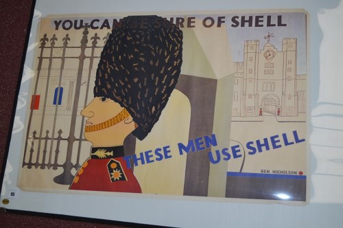 Lot 95 - 'Shell' advertising poster, 1969 reprint of no....