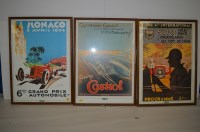 Lot 102 - Reproduction posters for Monaco 1934; 'Castrol'...