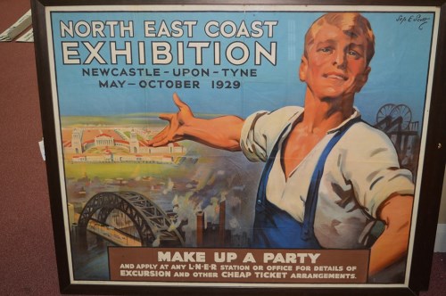 Lot 112 - LNER North East Coat Exhibition 1929 poster,...