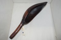 Lot 172 - A West African carved wood scoop, 43cms.