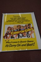 Lot 185 - Two 'Carry On Girls' British posters (1973),...