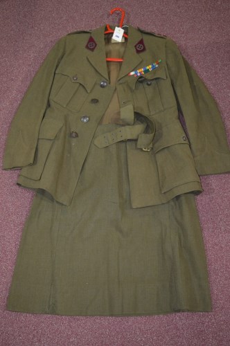 Lot 205 - A WWII First Aid Nursing Yeomanry Uniform worn...