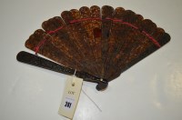 Lot 241 - A 19th Century Chinese carved tortoiseshell...