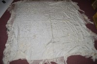 Lot 254 - An early 20th Century Chinese white silk...