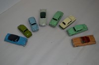 Lot 281 - Dinky Toys, to include: 172 Studebaker (x 2);...