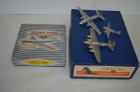 Lot 283 - Dinky Toys Aircraft, to include: 702 D.H....