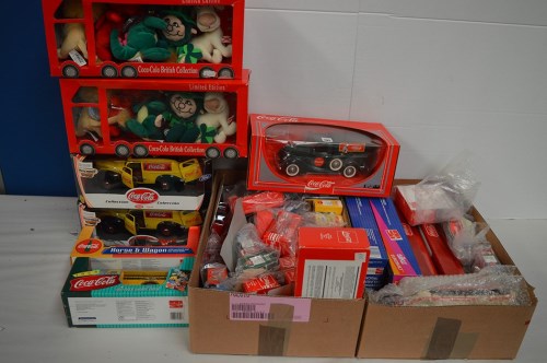 Lot 285 - Coca Cola branded diecast vehicles, including:...