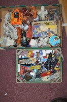Lot 296 - Diecast and plastic model vehicles, including:...