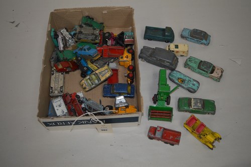 Lot 307 - Play worn diecast model vehicles by Dinky,...