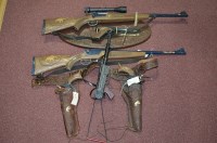 Lot 325 - Johnny Eagle Magumba toy rifle and pistol, on...