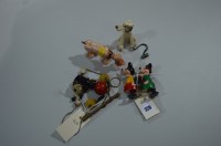 Lot 326 - A Marx Toys Mickey and Minnie Mouse plastic...