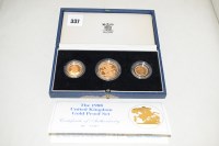Lot 337 - A 1988 United Kingdom gold proof set,...