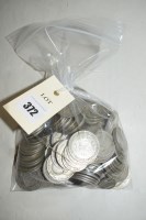 Lot 372 - British pre 1947 silver coinage, to include:...
