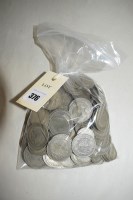 Lot 376 - British pre 1947 silver coinage, to include:...