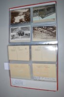Lot 414 - An album of Northumberland interest postcards,...