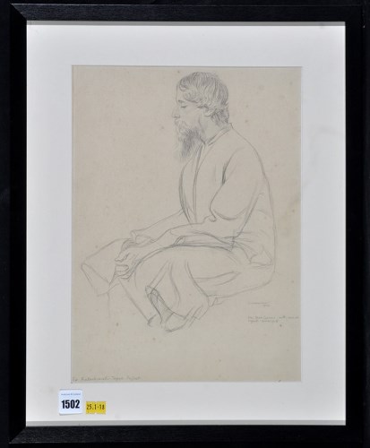 Lot 1502 - After Sir William Rothenstein - a portrait of...