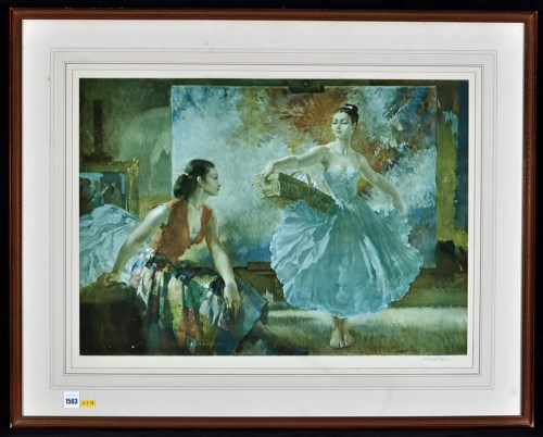 Lot 1503 - After Sir William Russell Flint - ''Eve and...