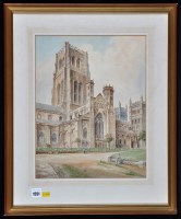 Lot 1551 - Albert Henry Findley - ''Durham Cathedral N.E.'...