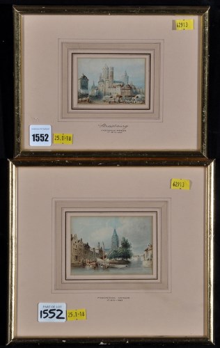 Lot 1552 - Frederick Mercer - ''Strasbourg'', and a...