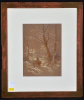 Lot 1554 - Henry Earp, snr. - ''Winter landscape in...