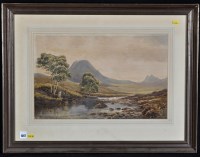 Lot 1567 - Harry James Sticks - a river landscape with...