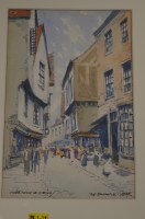 Lot 1582A - Victor Noble Rainbird - ''The Shambles, York'',...