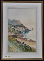 Lot 1606 - H*** Busfield - ''On the Yorkshire Coast'' - a...