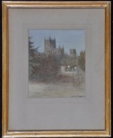 Lot 1630 - Beatrice Parsons - ''Wells Cathedral by...