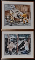Lot 1636 - Ron Gribbons - ''Baddesly Colliery,...