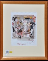 Lot 1646 - Antoni Sulek - ''Man and Cow'', signed,...