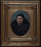 Lot 1768 - Eduard Weiser - a bust portrait of a woman...